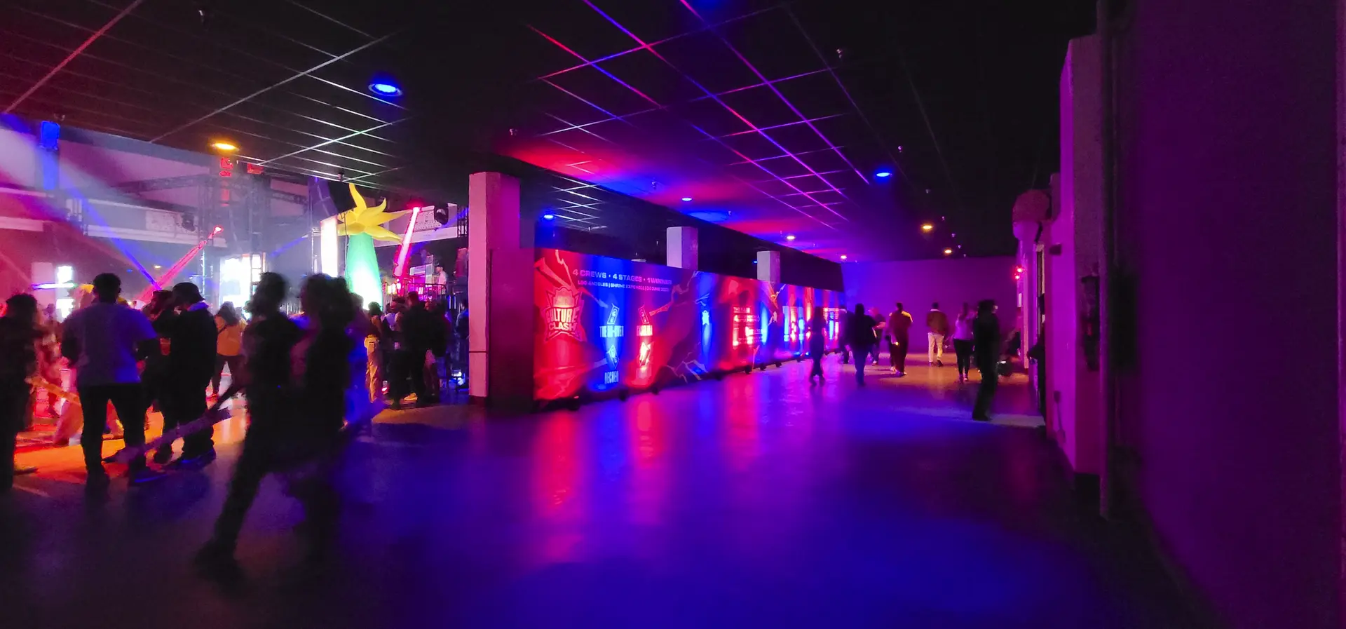 Seamless Backdrop, custom exhibit installation, for Redbull CultureClash