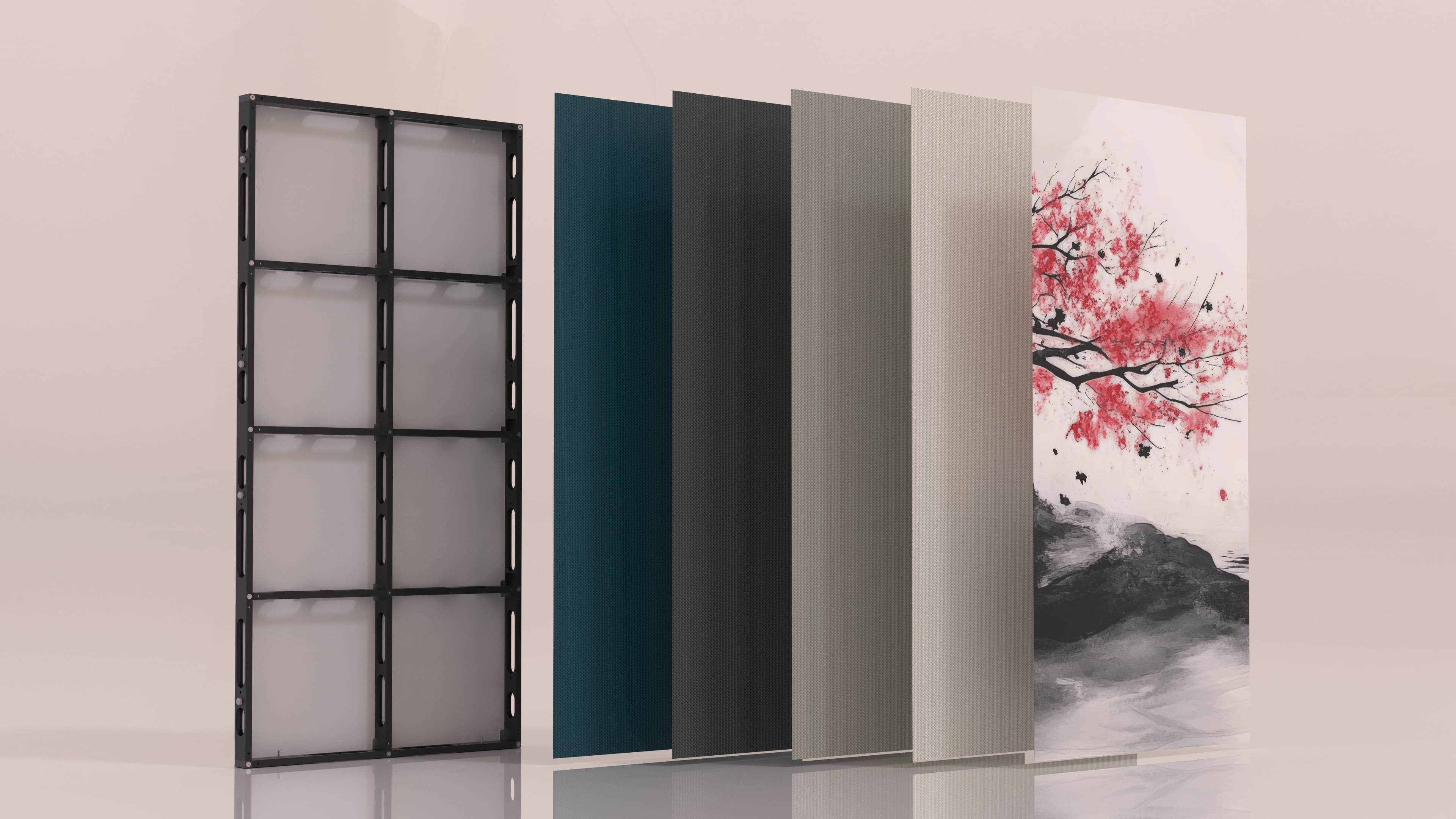 BloqWall, custom exhibit installation