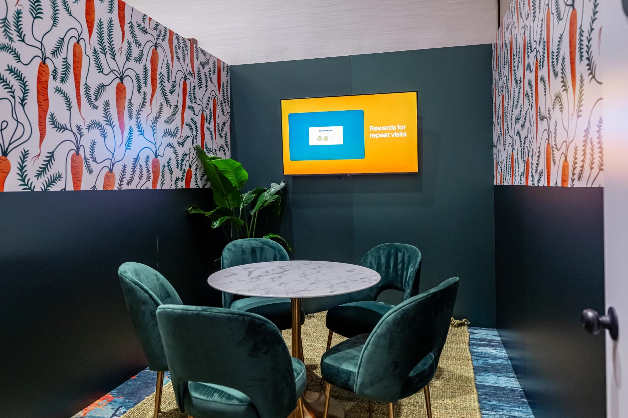 Instacart Meeting Room, detail image 3, branded meeting room, for GroceryShop, 2025