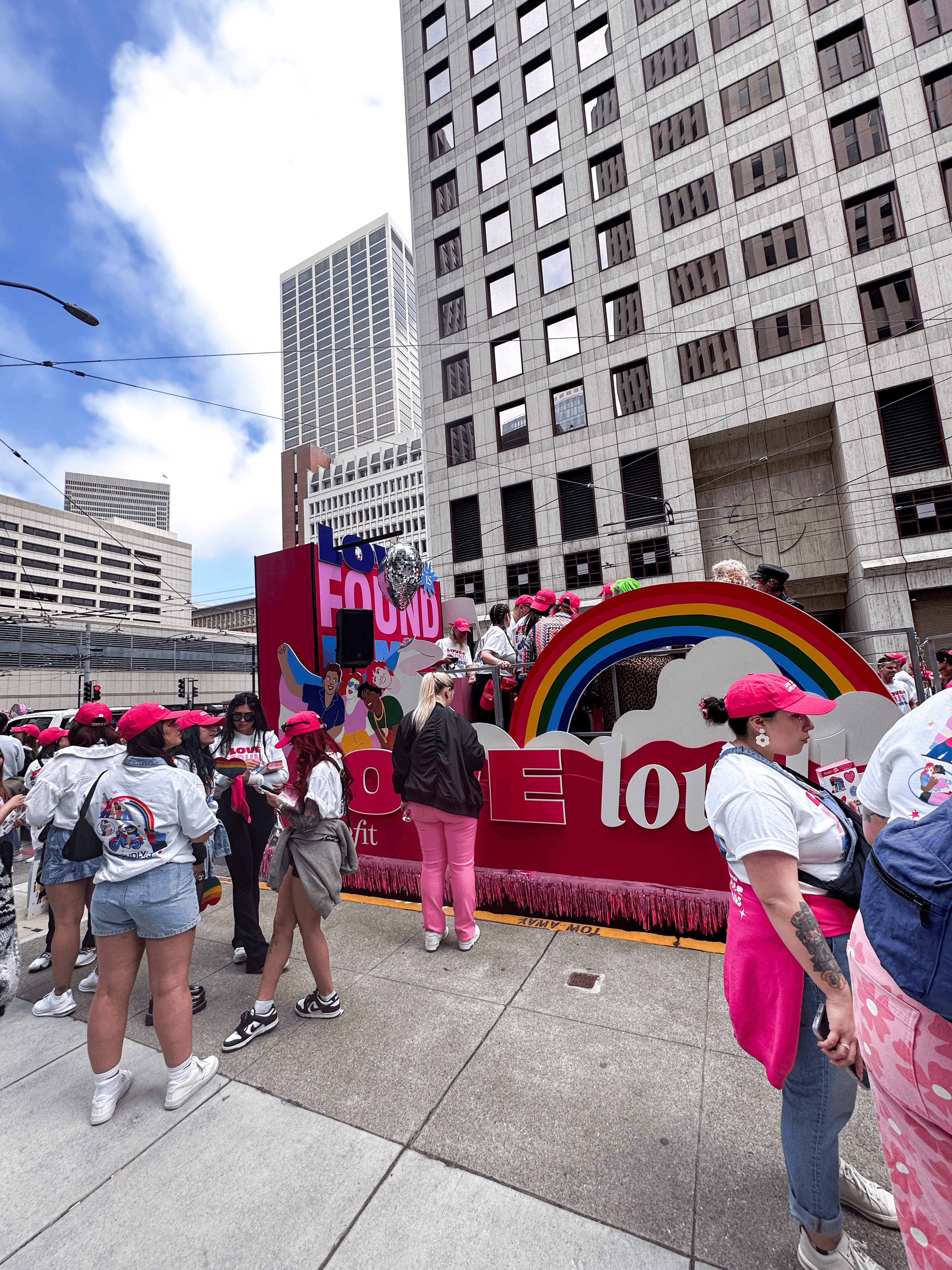 Benefit Cosmetics Parade Float, detail image 1, interactive display, for SF Pride, 2023