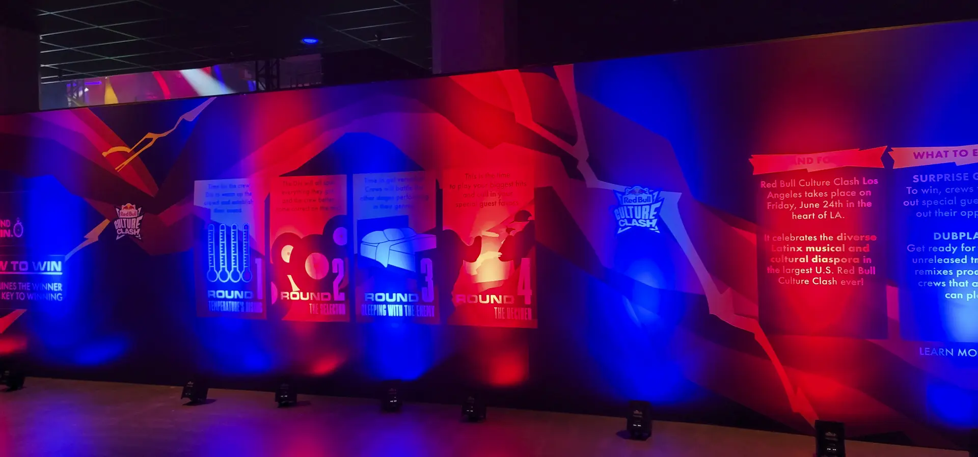 Seamless Backdrop, detail image 1, events, for Redbull CultureClash, 2022