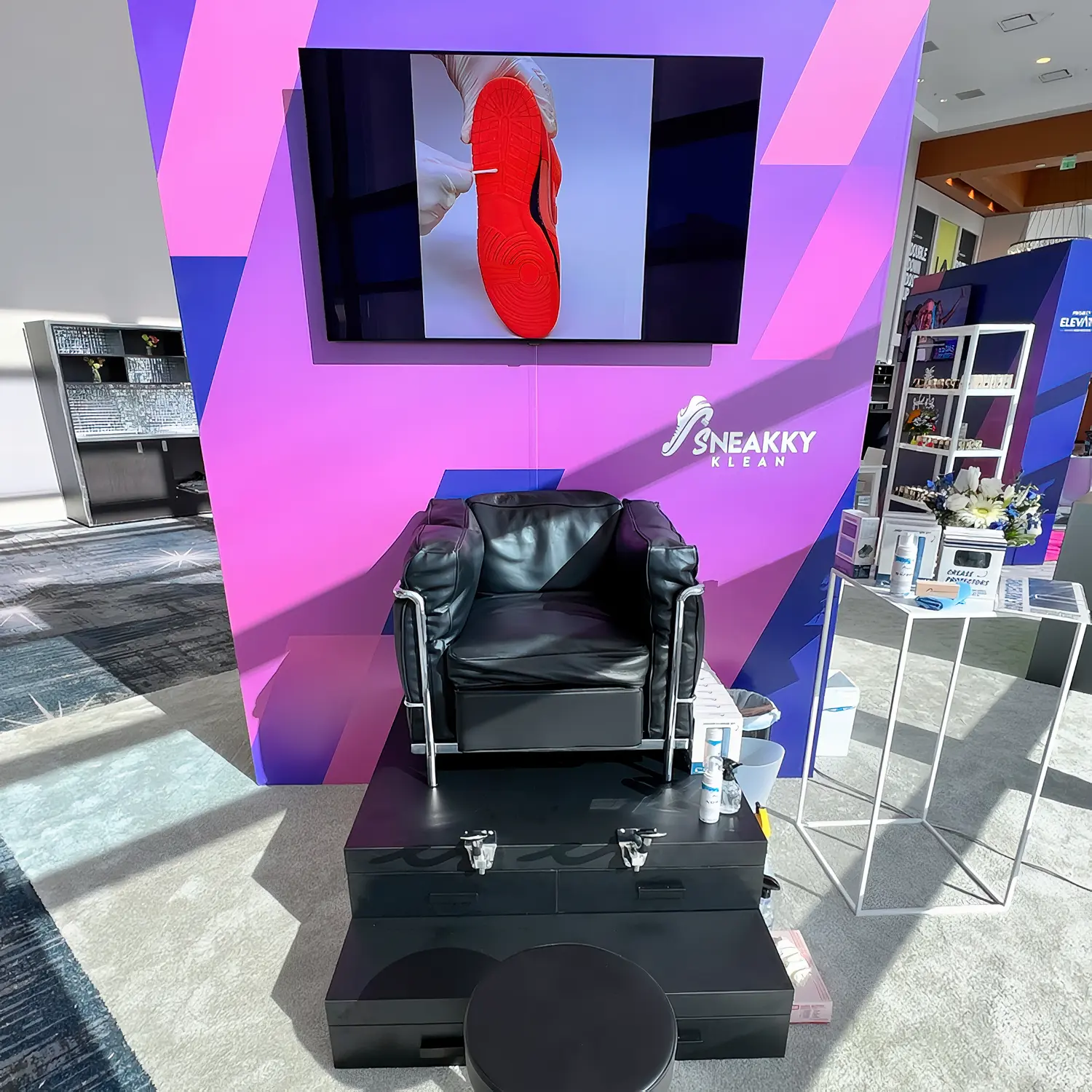 Project Elevate With Disney, detail image 3, custom trade show booth, for AdColor Conference, 2023