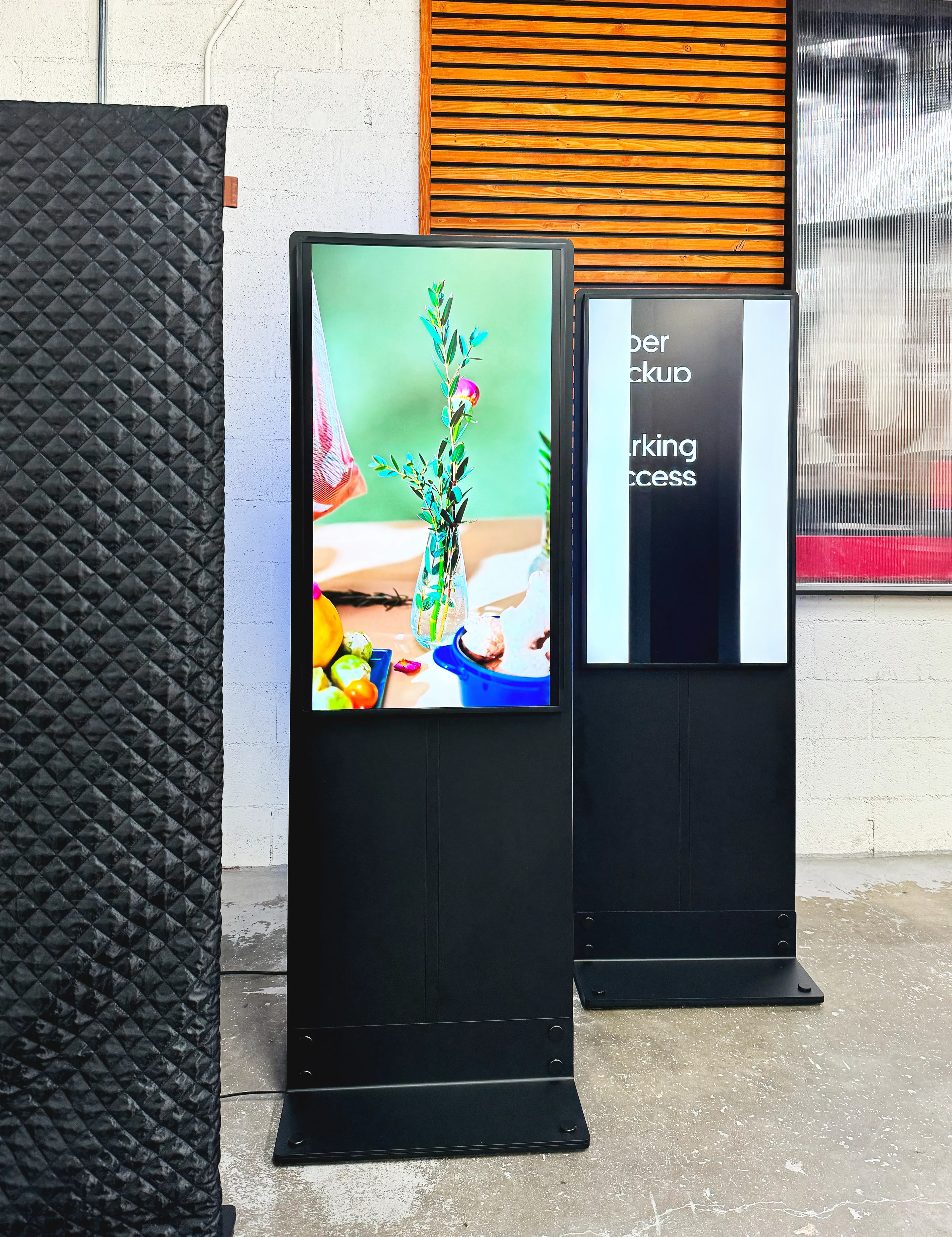 Digital Signage, detail image 2, custom signage element, 2024