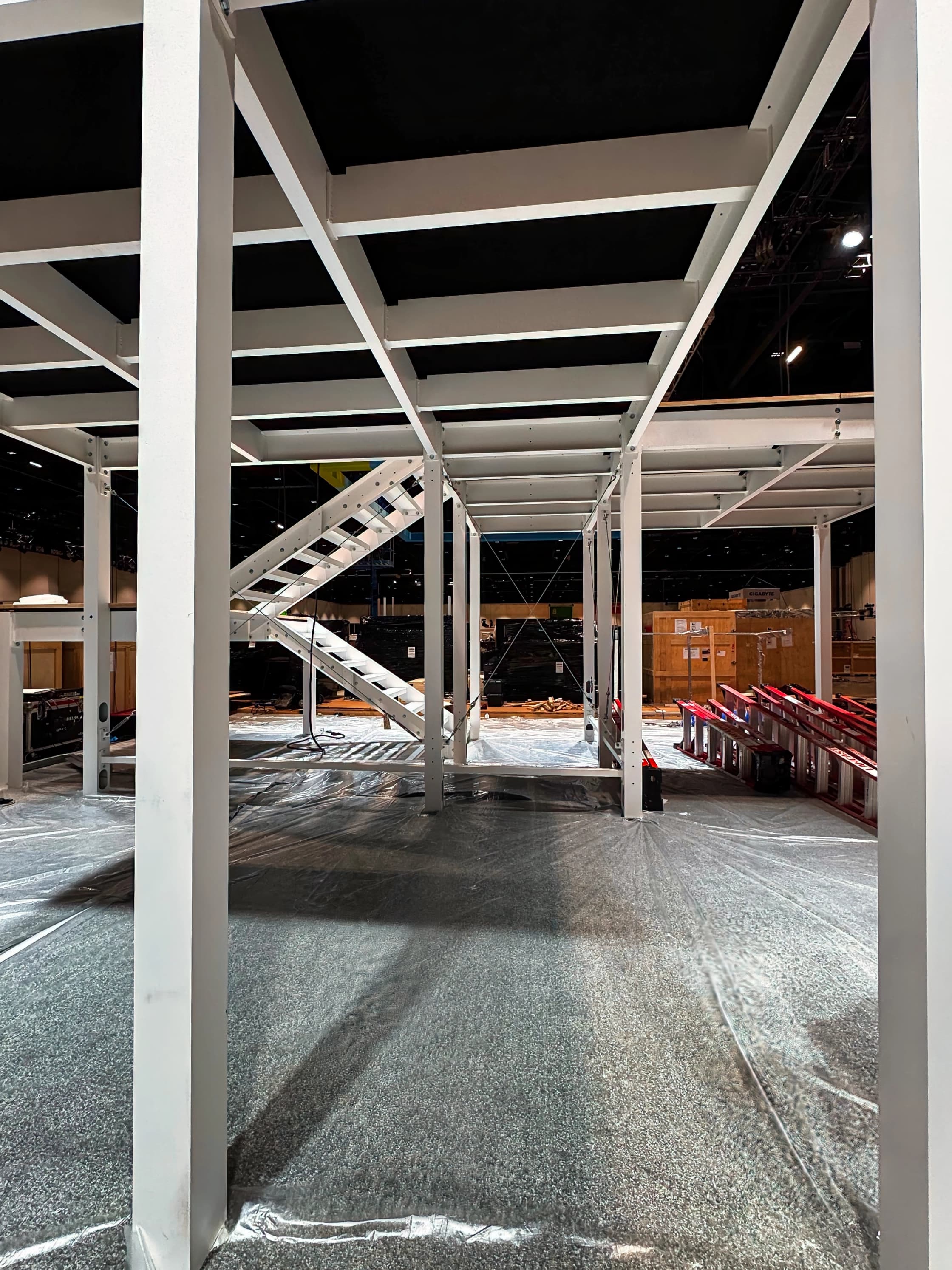 HP Double Deck, detail image 3, custom display installation, for AI Conference, 2025