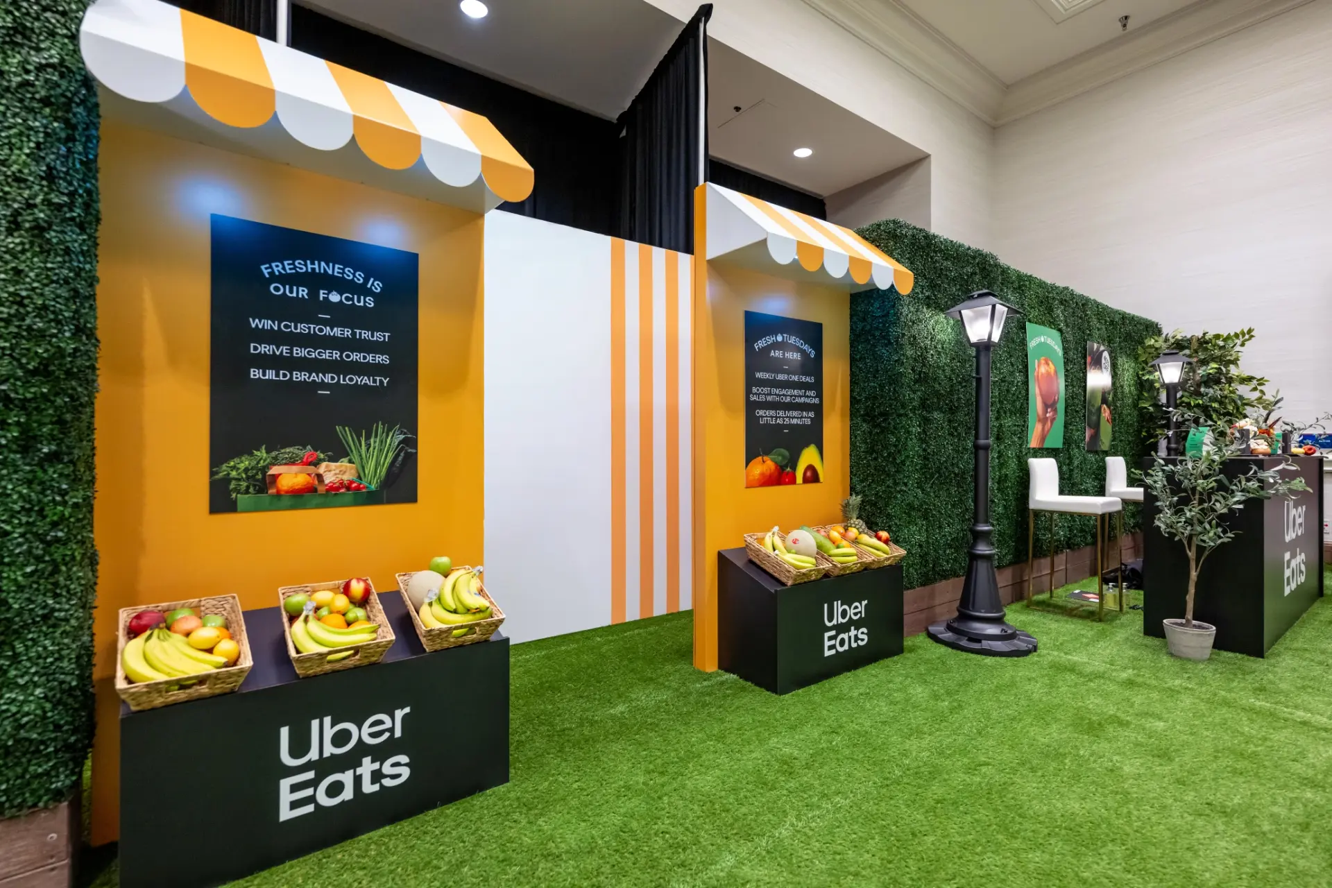 Uber Eats Meeting Room, detail image 1, branded meeting room, for GroceryShop, 2025