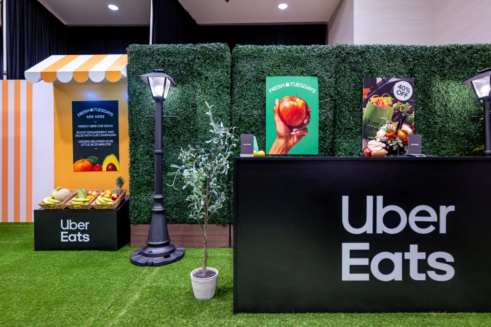 Uber Eats Meeting Room, detail image 2, branded meeting room, for GroceryShop, 2025